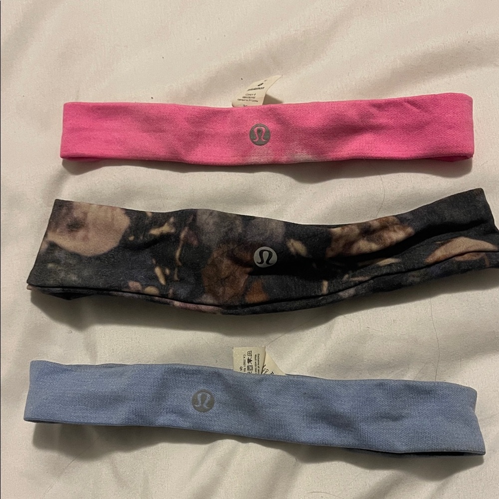 3 Lululemon headbands